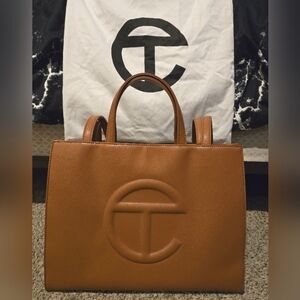 Telfar Tan Medium Shopping Bag